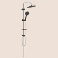 Valtemo Slim Black Rain Duş Seti