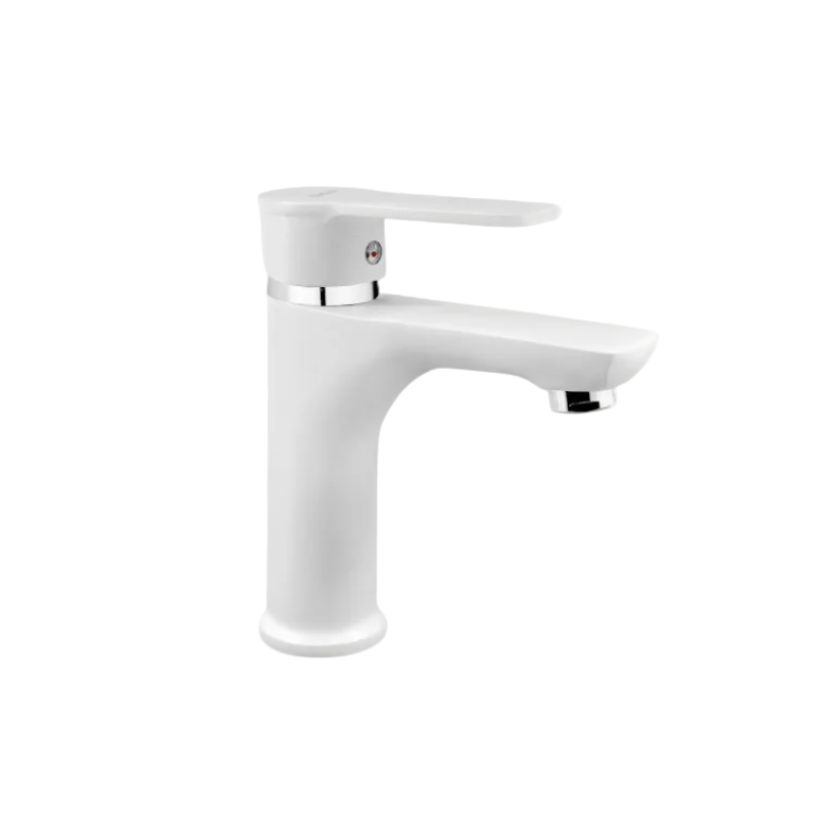 Fildişi Vogue Lavabo Bataryası Beyaz